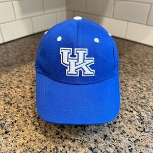 Kentucky Wildcats Top of the World Youth One Fit Stretch Baseball Cap Blue